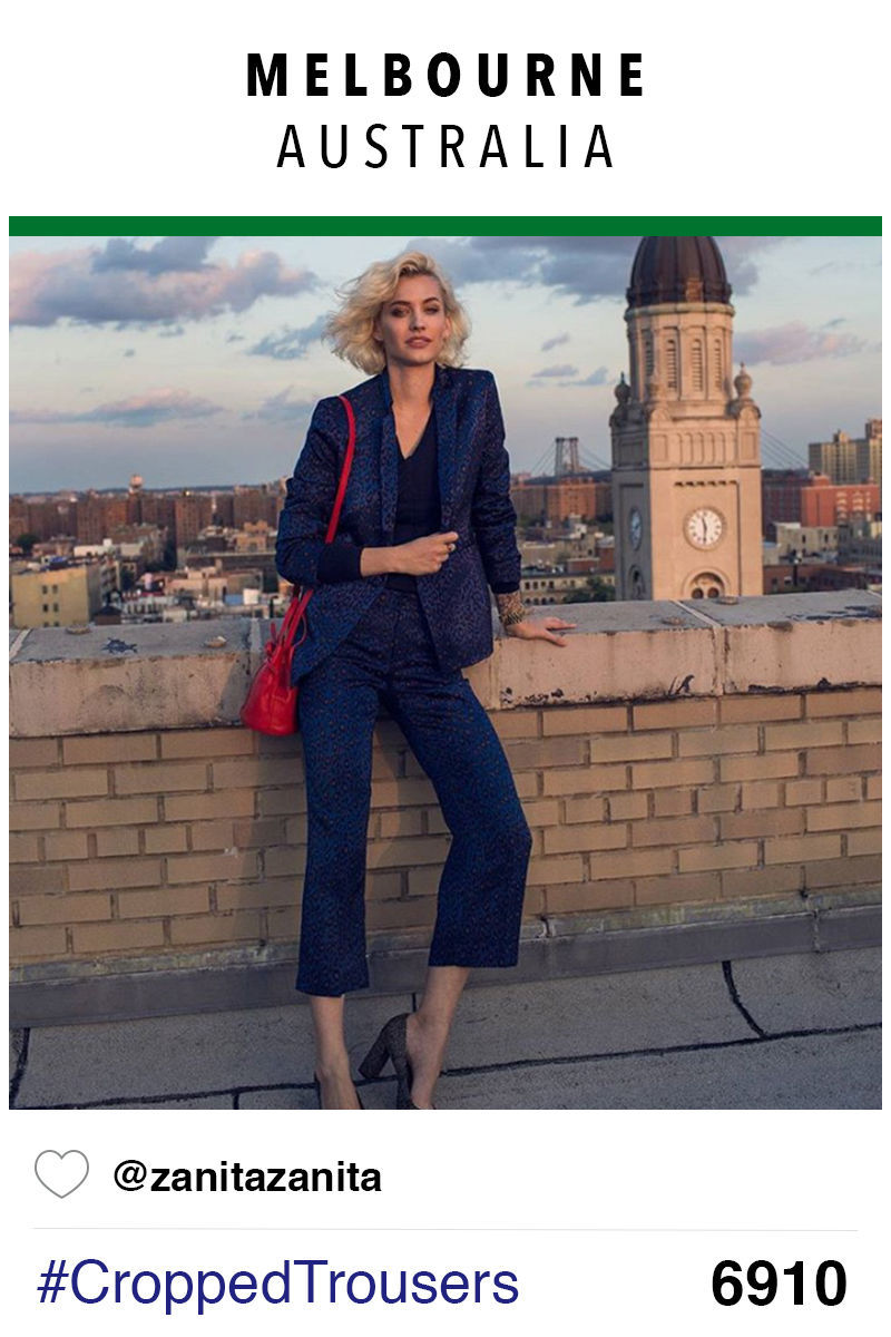 Australia: cropped trousers